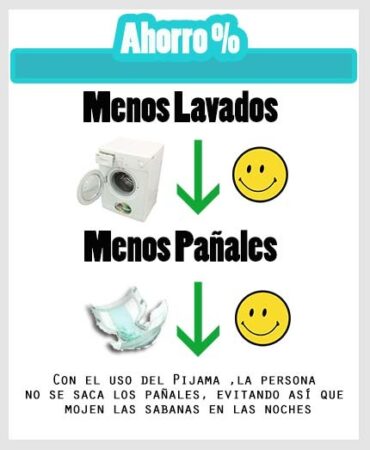 (2) Ya no necesita cambiar sabanas y pañales varias veces por las noches